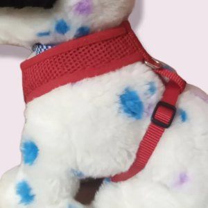 Red Mesh Harness Suitable For Small Dog Or Cat